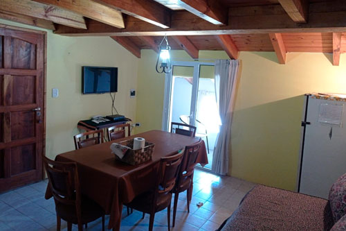 estar de departamento para 6 personas